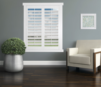Polywood Shutters in Orlando living room